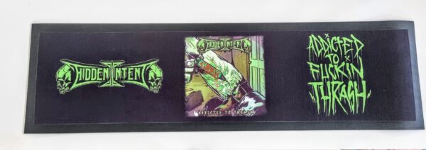 NEW! "Addicted to Thrash" Bar Mat (Limited run!)