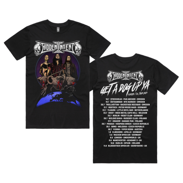 LAST REMAINING STOCK! 2023 Euro Tour Tee (with Wacken Open Air date!)