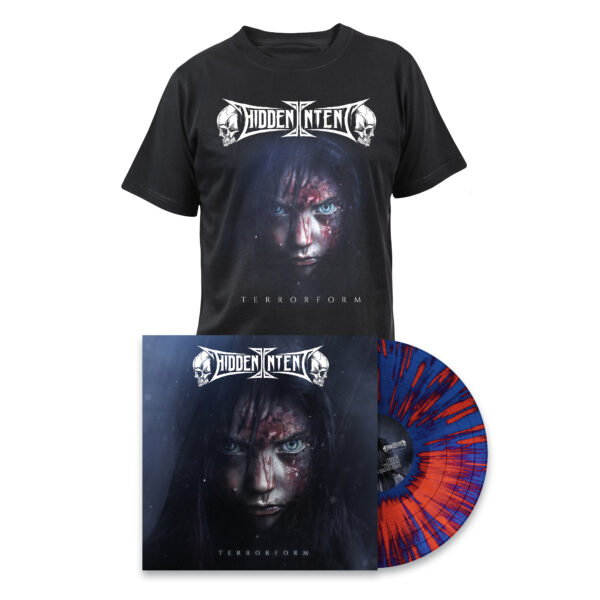 NEW! PRE-ORDER! Terrorform Blue/Black Splatter Vinyl + Tee Bundle!