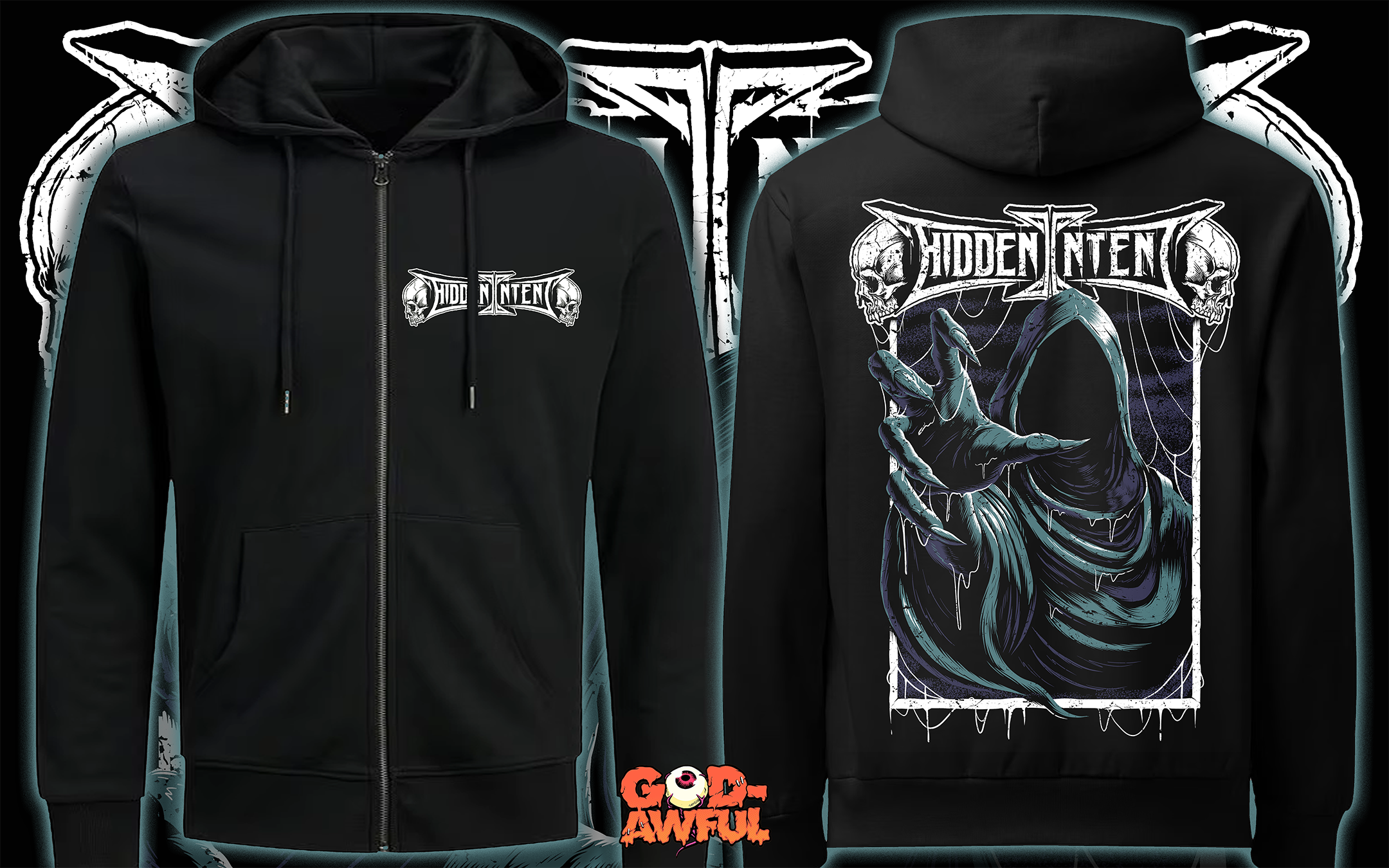 NEW! PRE-ORDER! Reaper Zip-up Hoodie